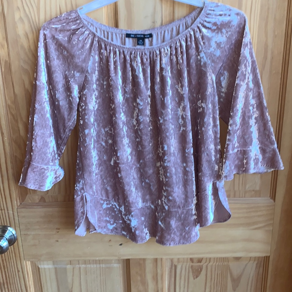 Zac and Rachel velvet top